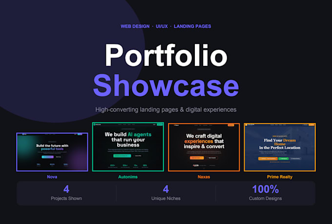design and develop a high quality website using lovable